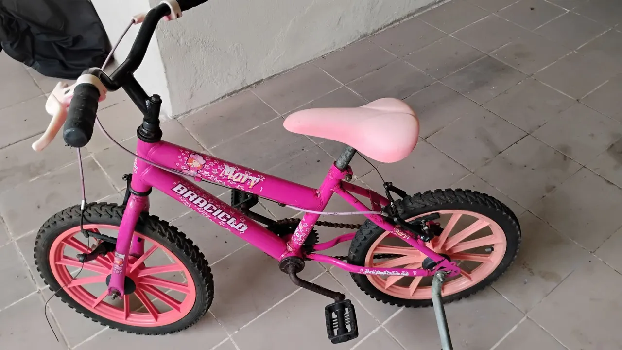 Bicicleta Infantil Rosa - Braciclo Mary