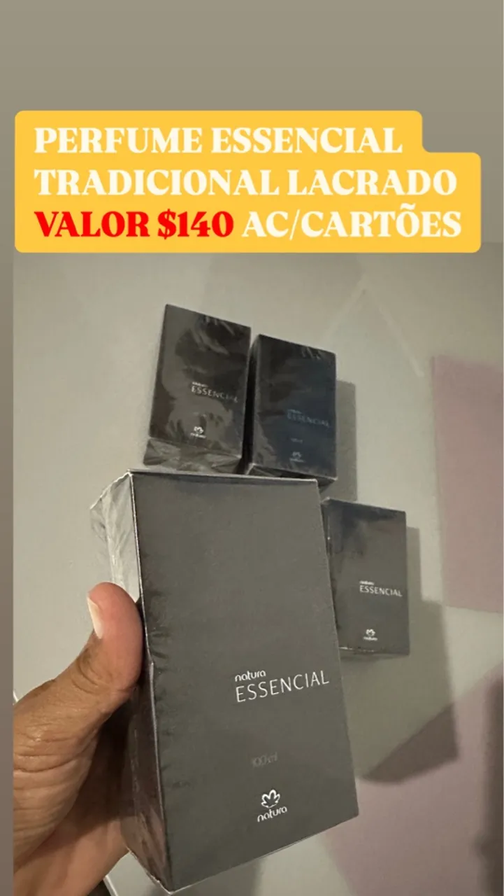 Perfume Essencial Tradicional Lacrado