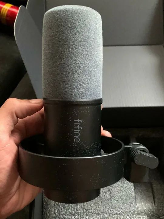 Microfone Fifine Condensador USB para Streaming e Gravação - Foto 2