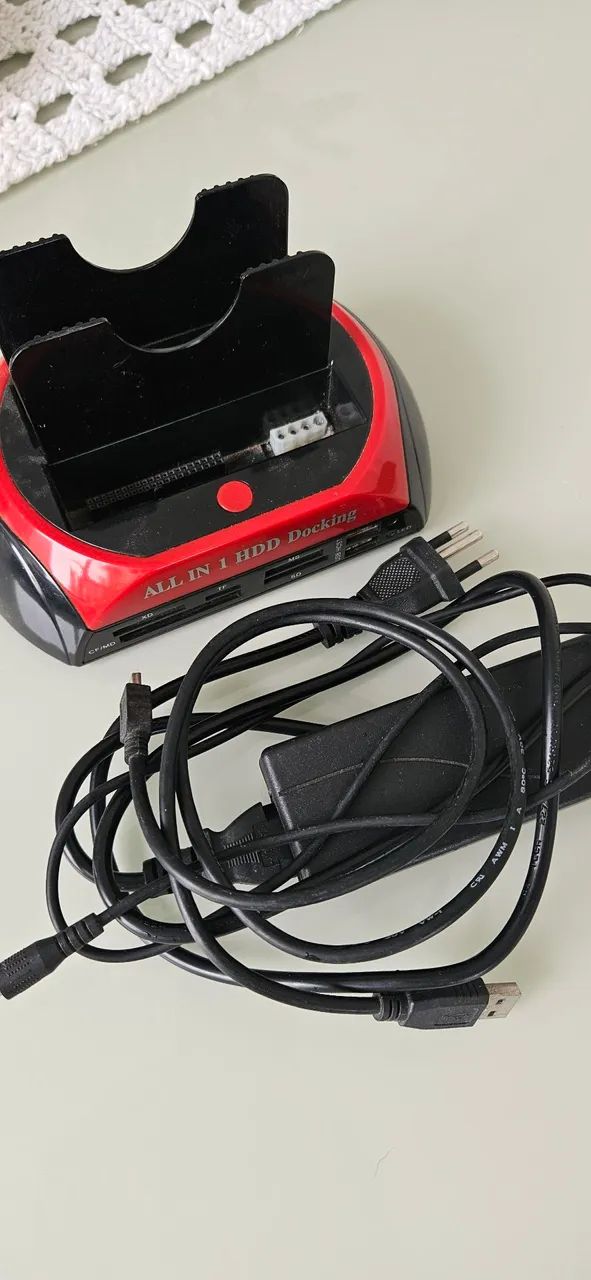 Estação de acoplamento de disco rígido sata 2,5 e 3,5 polegadas - Foto 2