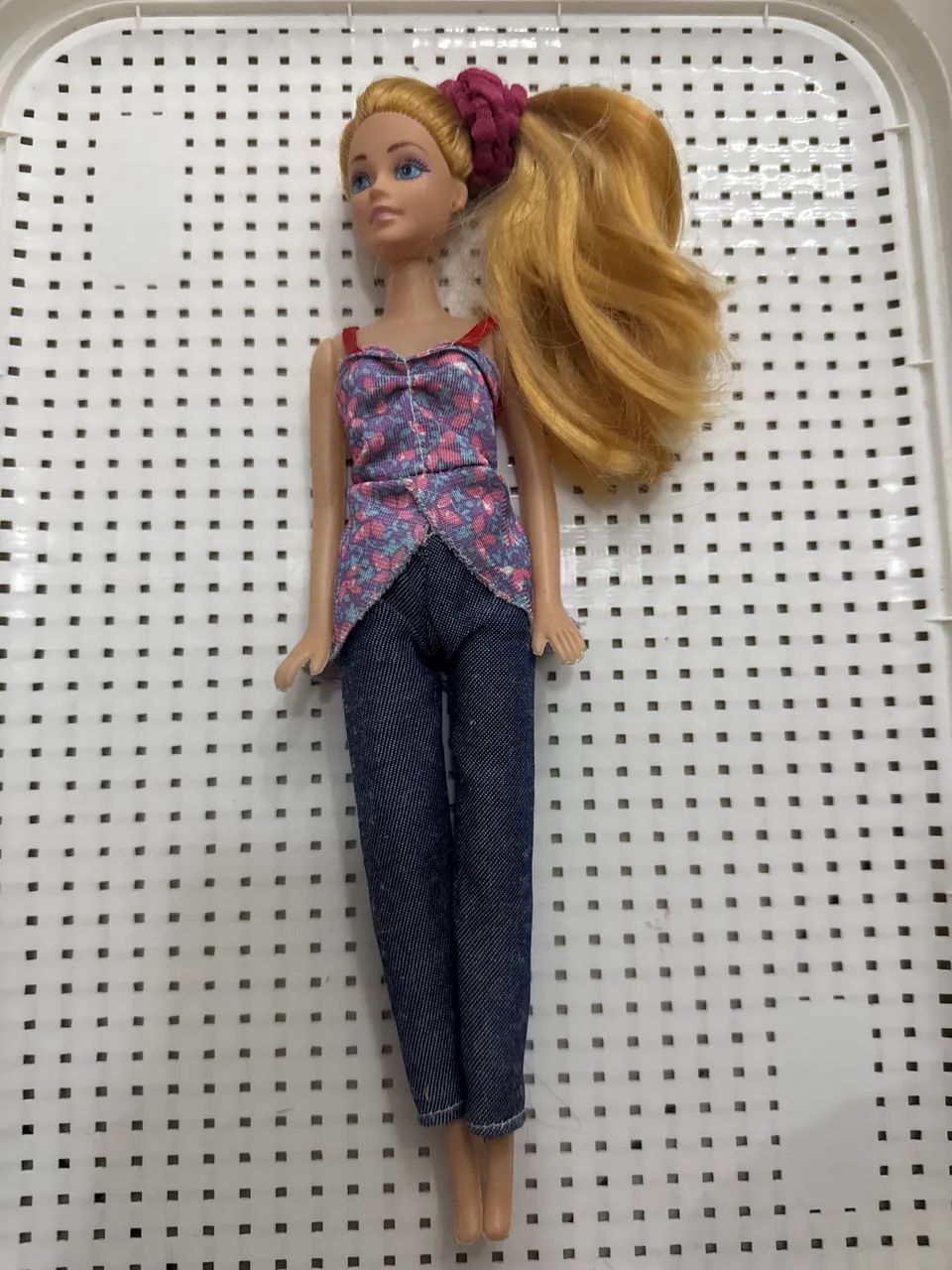 Boneca cabelo sedoso