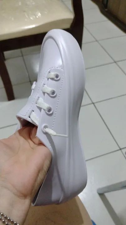 Tênis Esportivo Branco - Foto 2