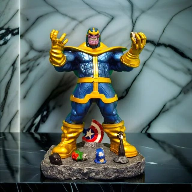 Thanos Infinity Gauntlet Custom Fanart Escala 1/10 N/ Iron studios Sideshow - Foto 2