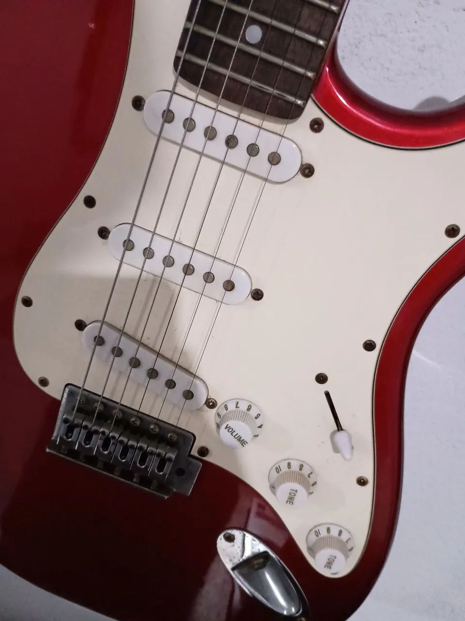 Guitarra Elétrica Memphis - Vermelha - Foto 2