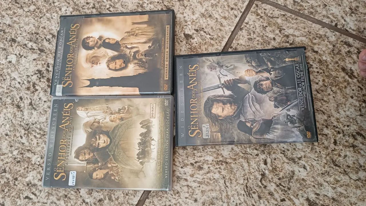 Trilogia O Senhor dos Anéis - DVDs