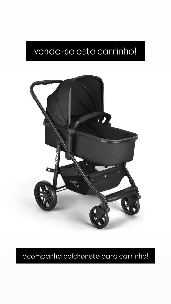 Vende se este carrinho moisés de bebê 