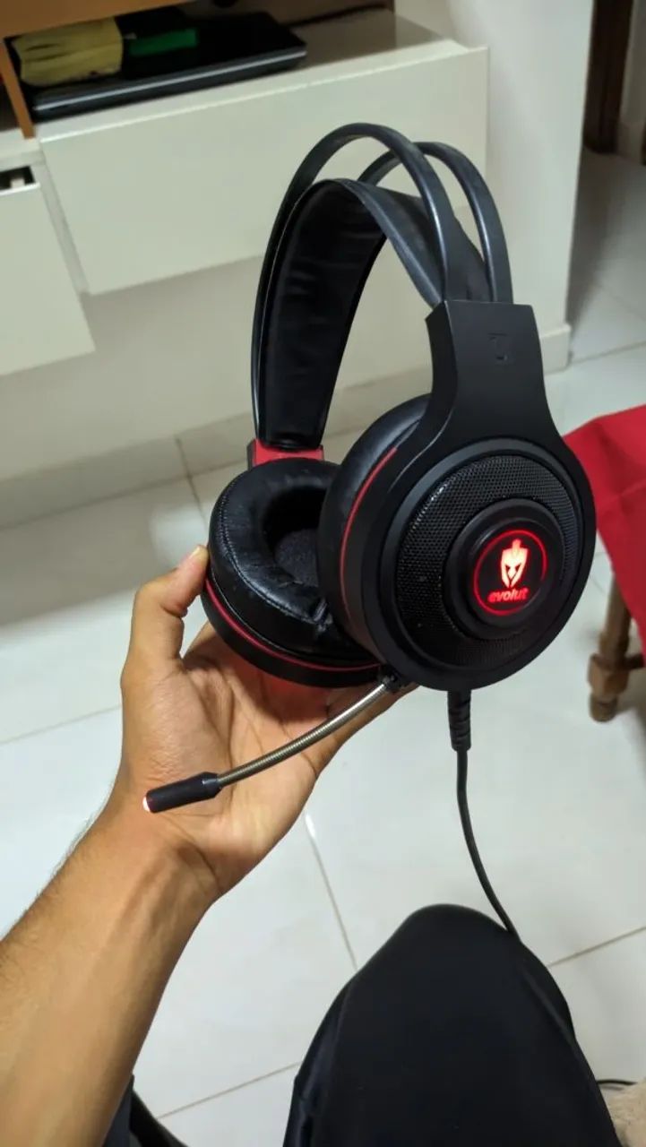 Fone gamer headset evolut