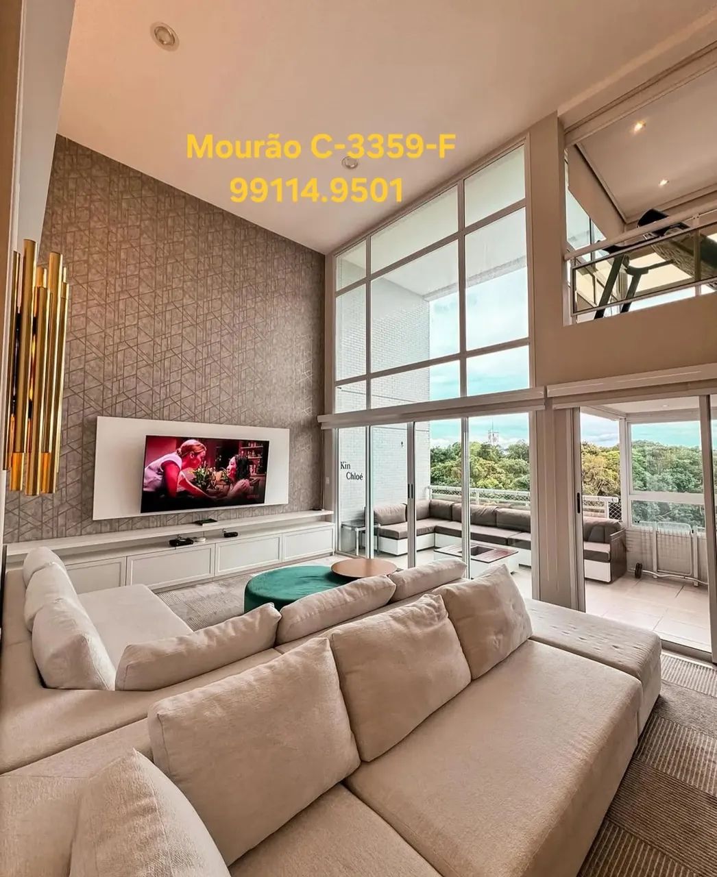 Riviera Ponta Negra,  Torre NICE. 2 Apartamentos 211m2, 3 vagas. Mobiliados - Foto 5