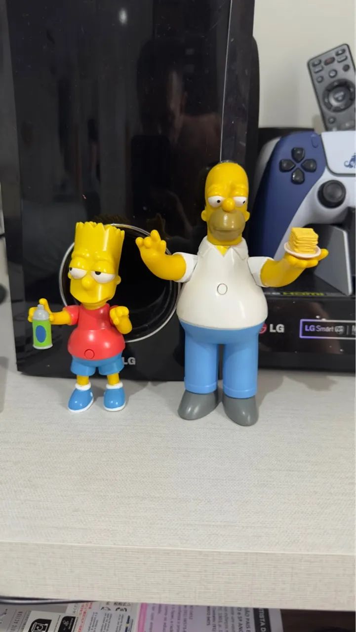 Bonecos Simpsons - Homero e Bart - Foto 3
