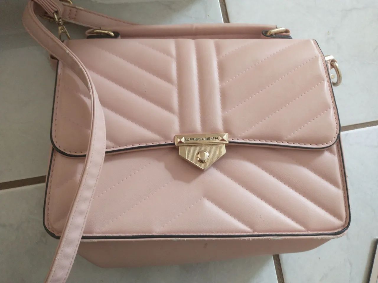 Bolsa de Ombro Rosa