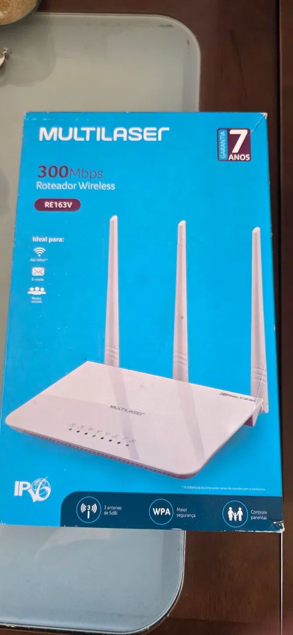 Roteador Wireless Multilaser 300Mbps RE163V - Novo! - Foto 4