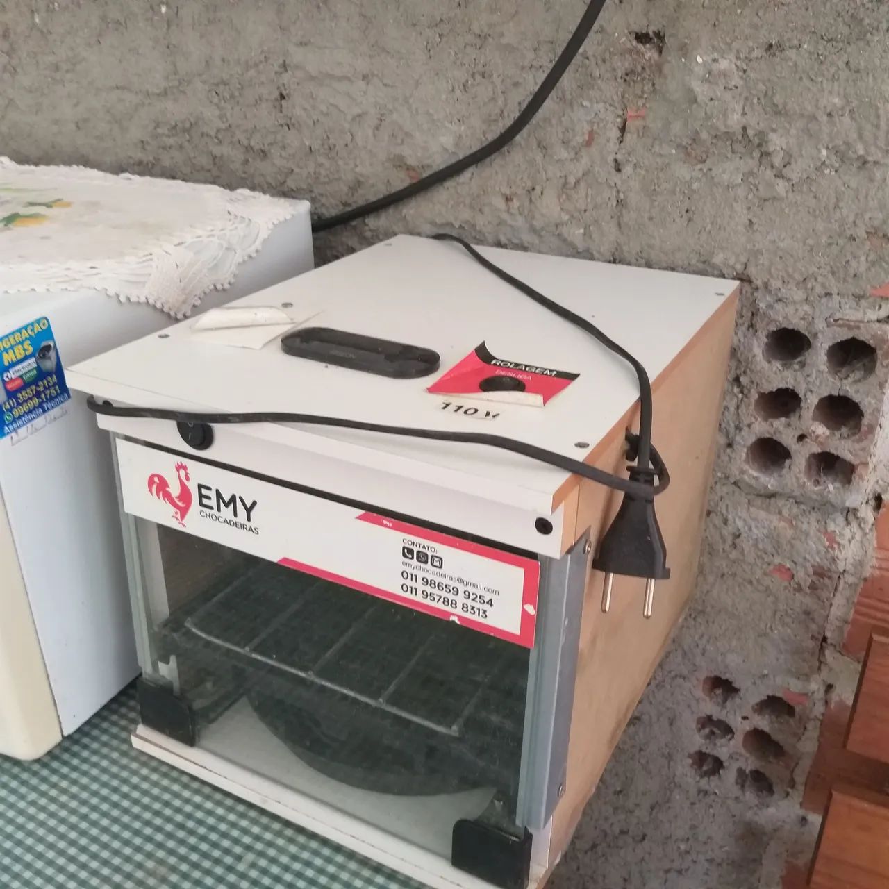 Chocadeira 30 ovos e pressurizador - Foto 2