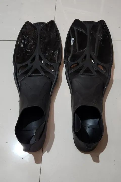Kit nadadeira e snorkel cetus 41-42 - Foto 2