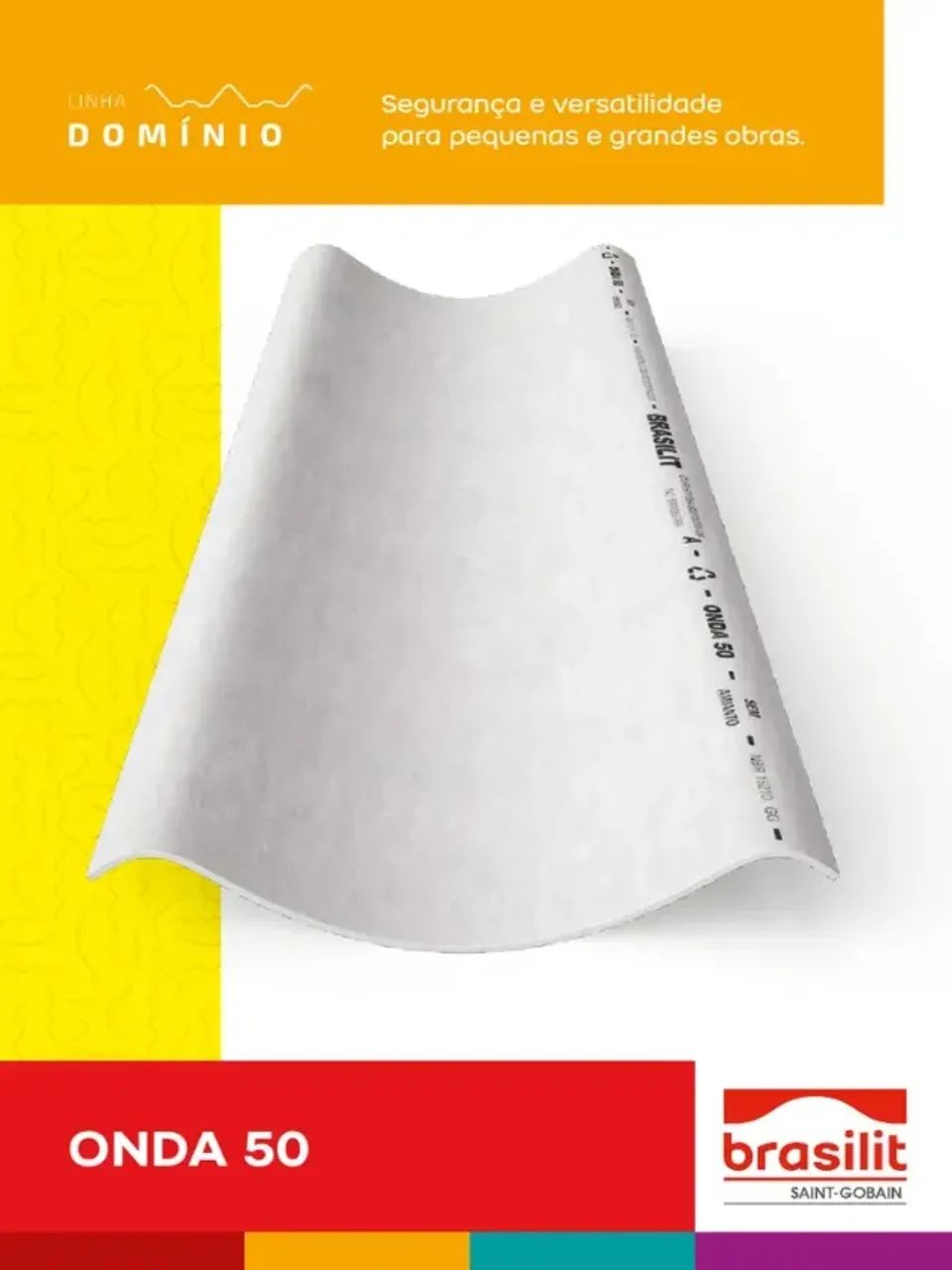 Telha Fibrocimento Onda 50 Brasilit 4,10 comprimento - Foto 4