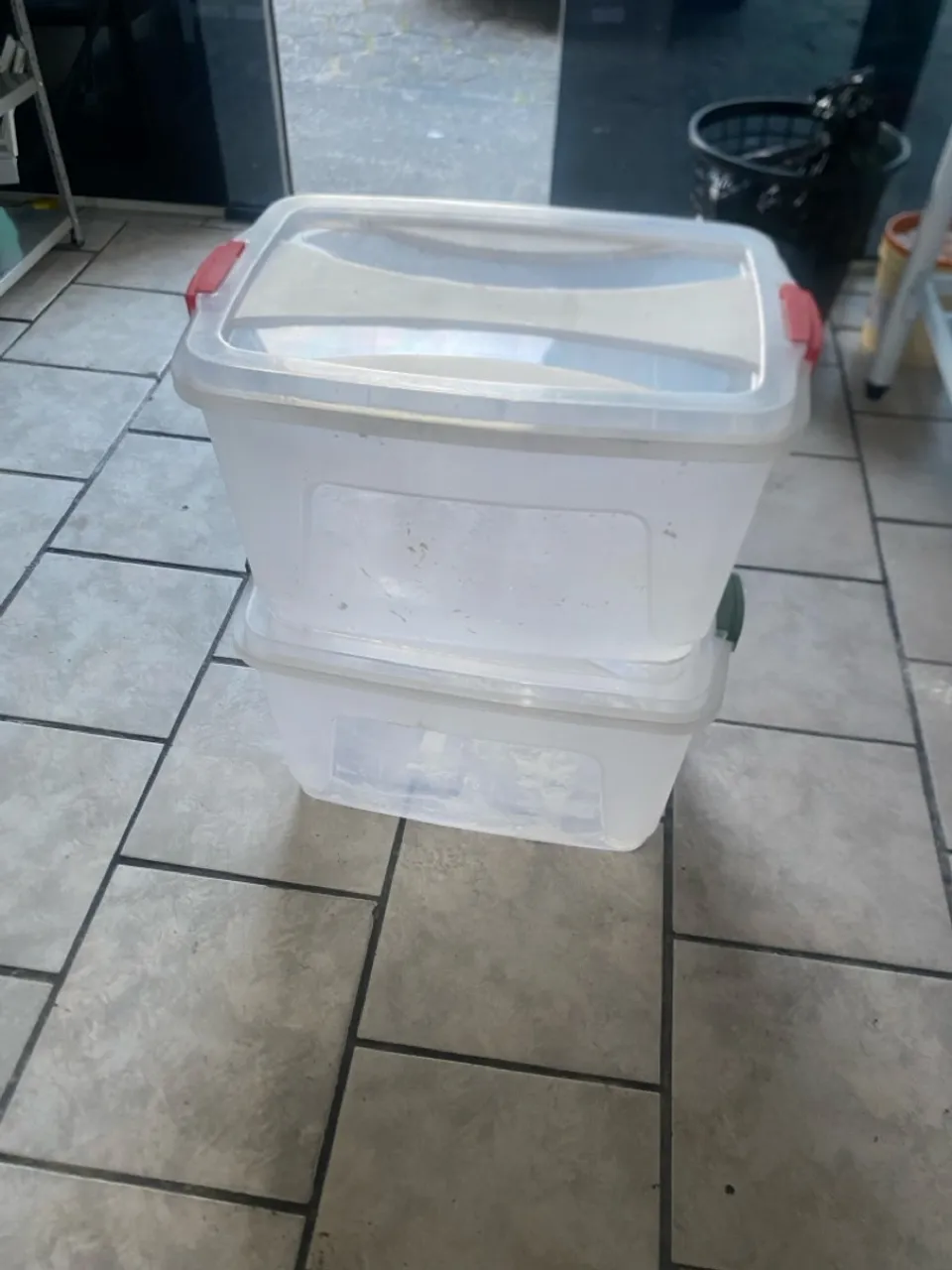 Caixas Organizadoras Transparentes 50 litros