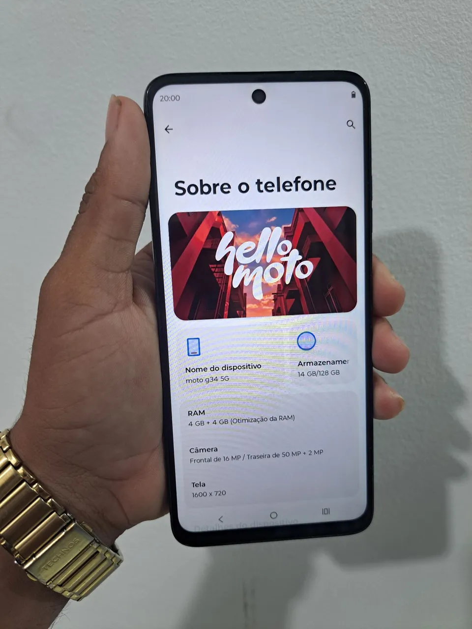 Moto G34 5G 128GB zerado 570$