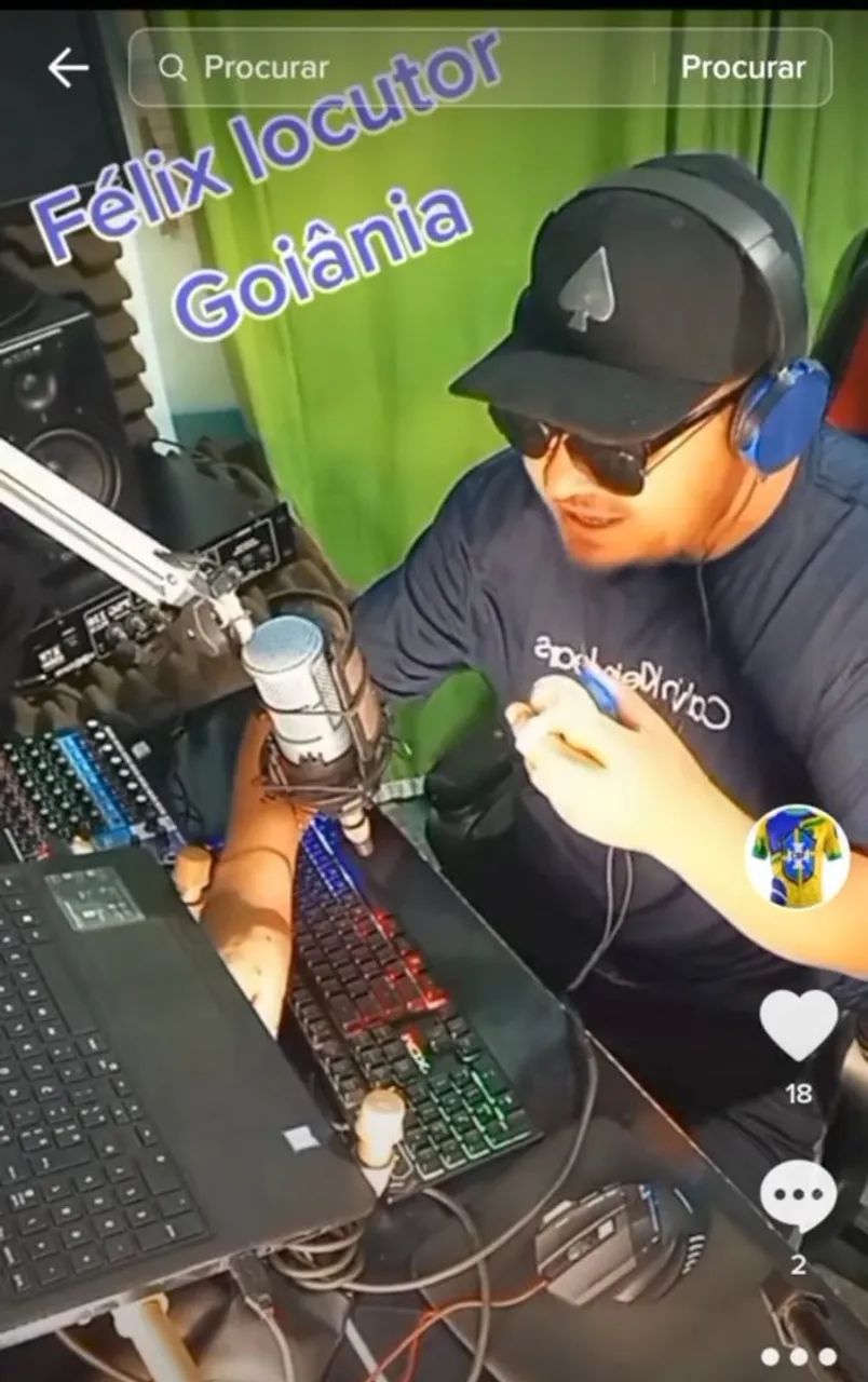  Vender, gravação , vinhetas. Locutor, Voz Goiânia  - Foto 5