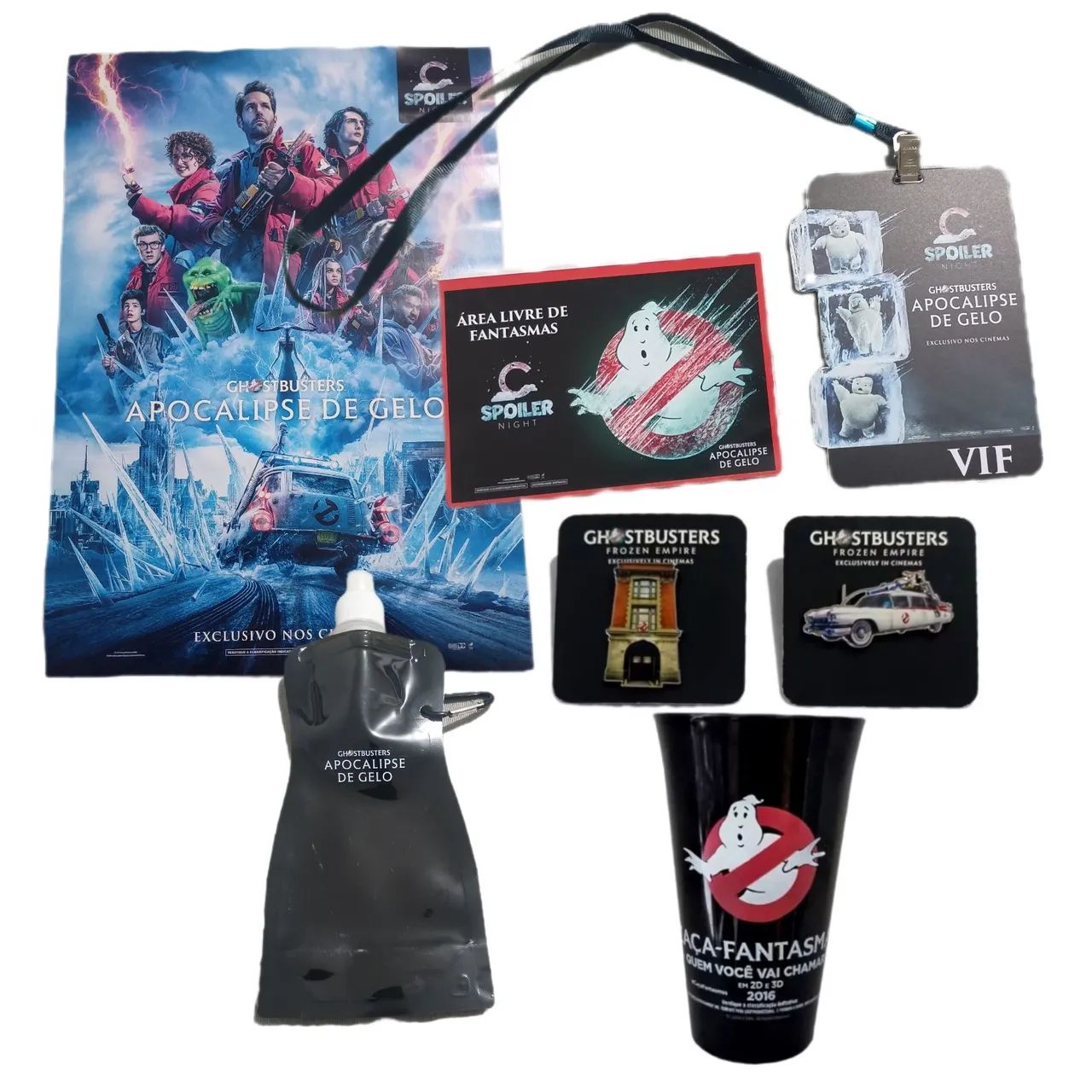 kit caça fantasmas Cinemark spoiler night Cinépolis ghostbusters retro nerd geek slimer