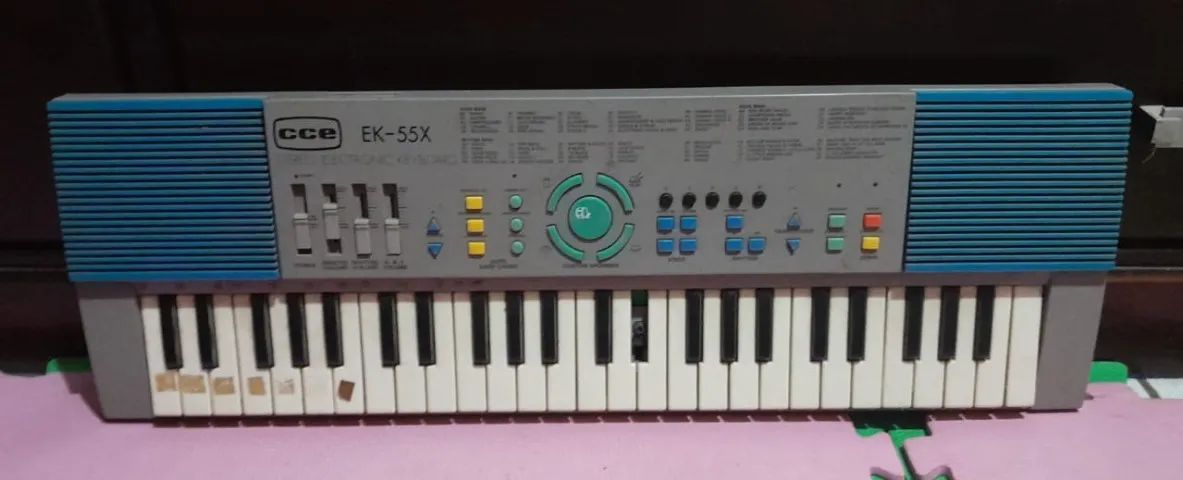 Teclado Musical CCE EK-55X (Para Conserto Ou Retirada De Peças/Envio Pela OLX)