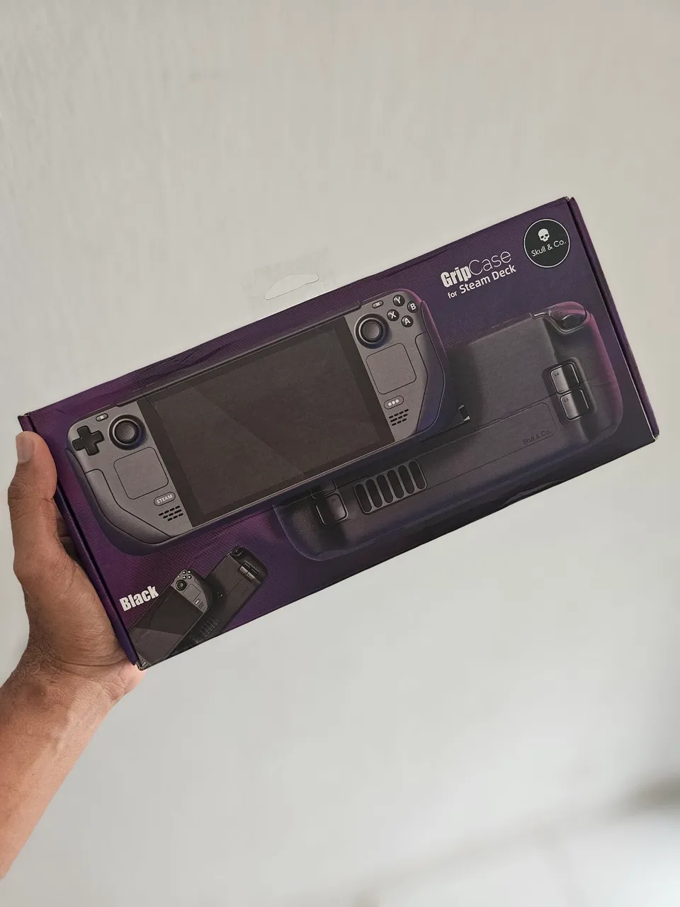 GripCase para Steam Deck - Preto Skull & Co.