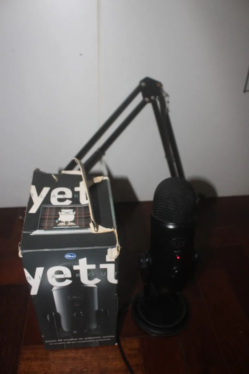 Microfone de Mesa Blue Yeti - Foto 5