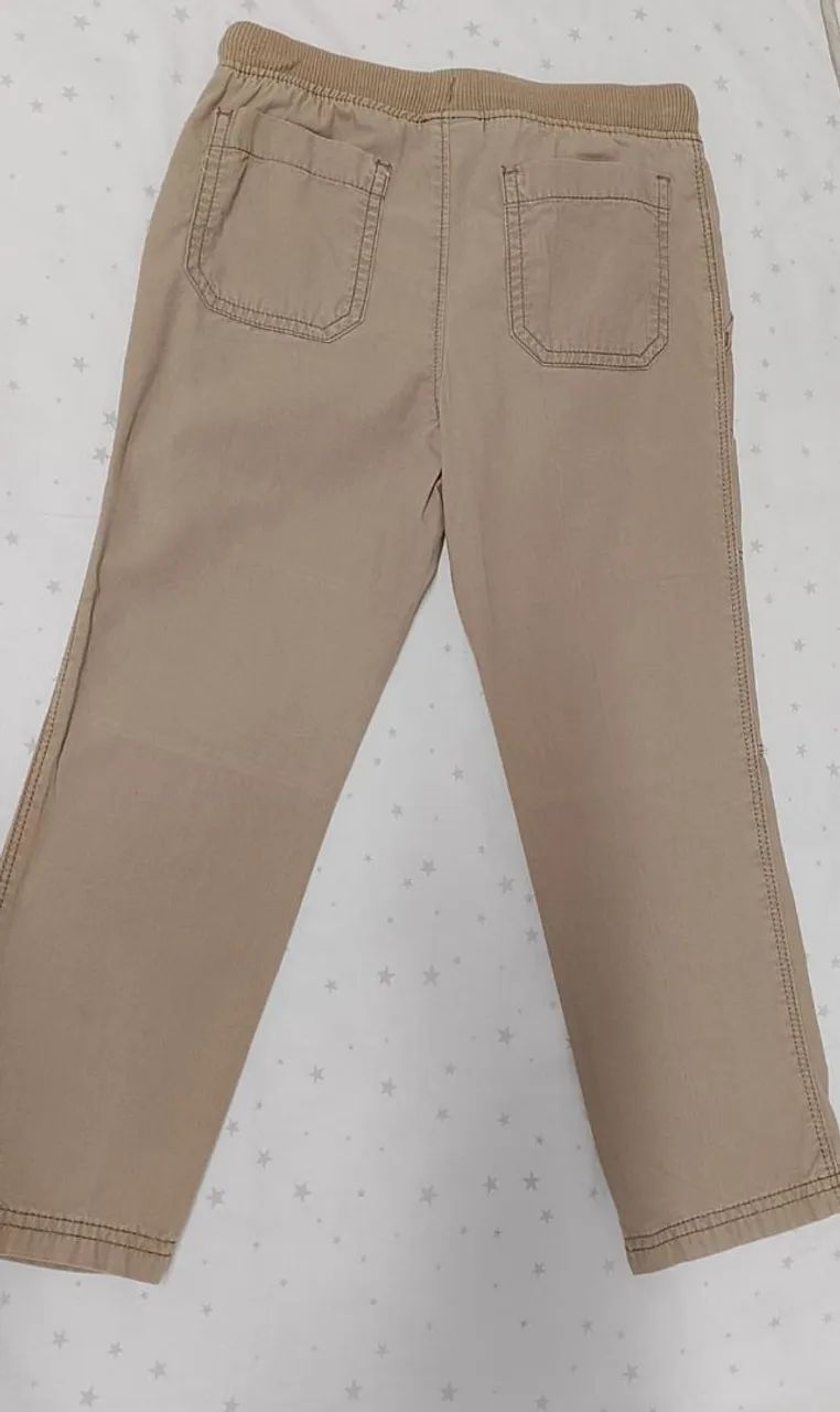 Calça infantil bege cargo. - Foto 2