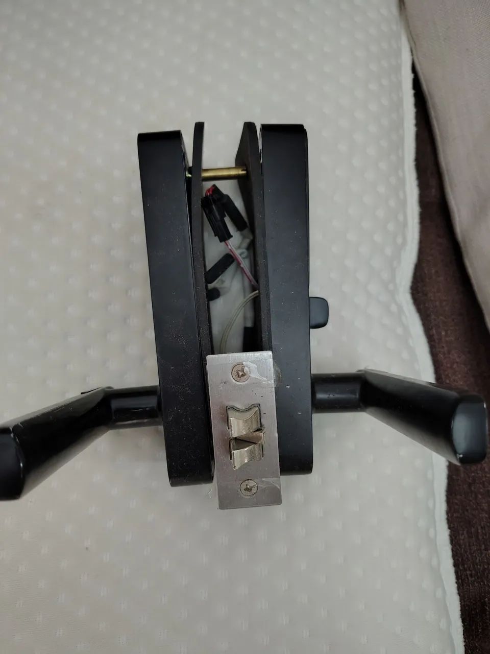 Fechadura digital de embutir com senha e cartão Smart lock - SL100 - Foto 4