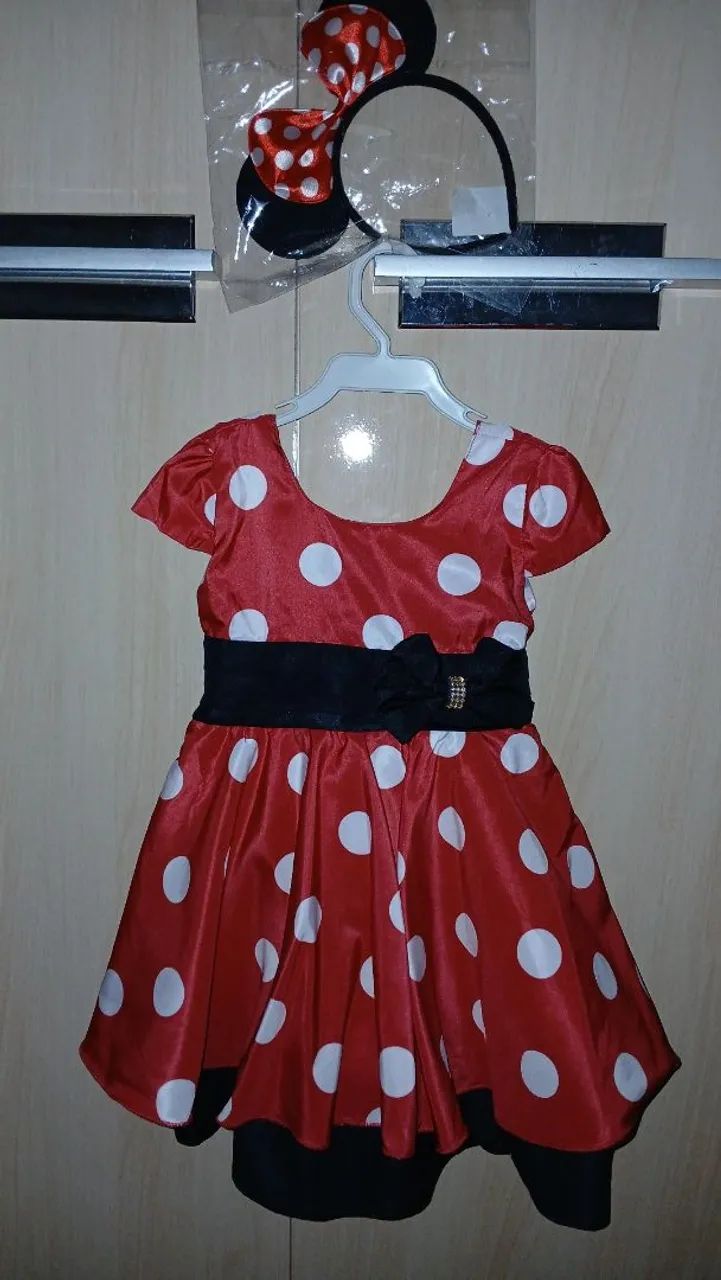 Fantasia Minnie - Vestido e Tiara