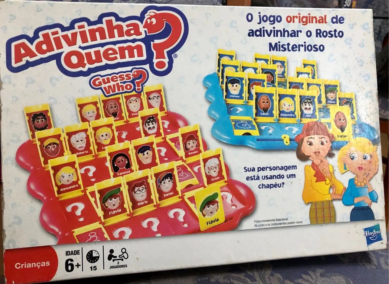 Jogo de Tabuleiro Guess Who? - Diversão para toda a família