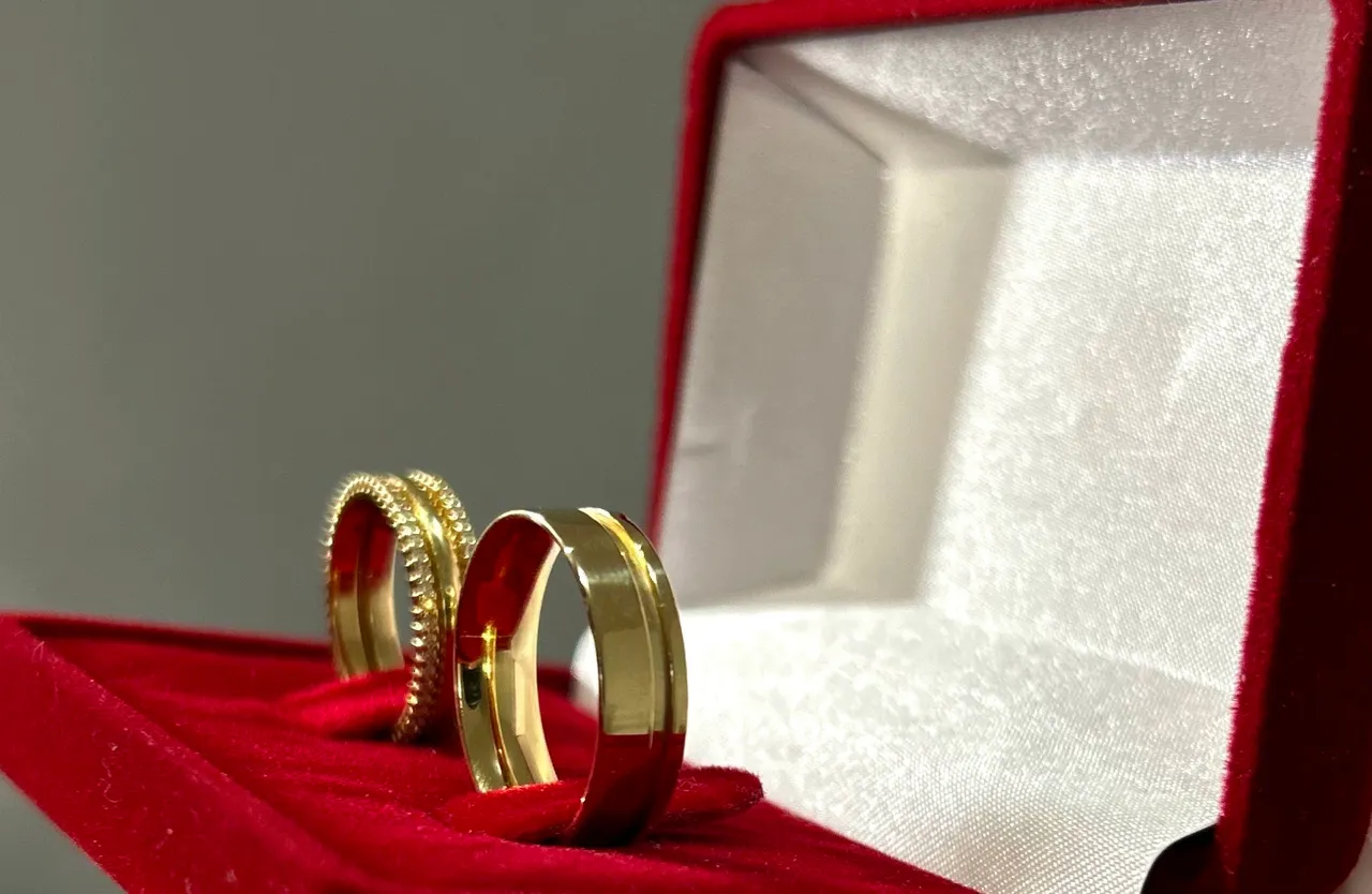 Alianças de Casamento em Ouro 18k