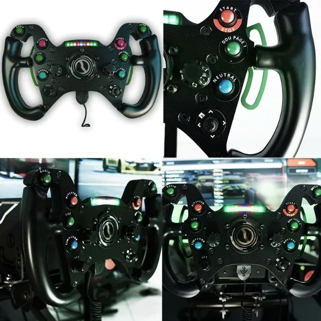 Kit de Pilotagem com Volante, Base e Pedais Realdrive - Foto 3