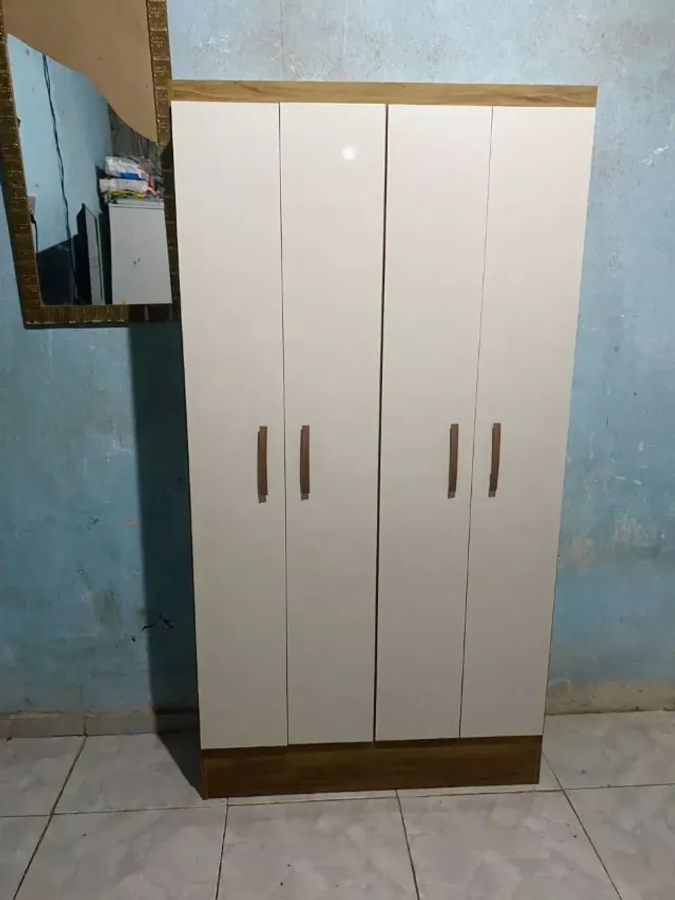 Guarda Roupa Solteiro 4 Portas 8 Prateleiras - Foto 4