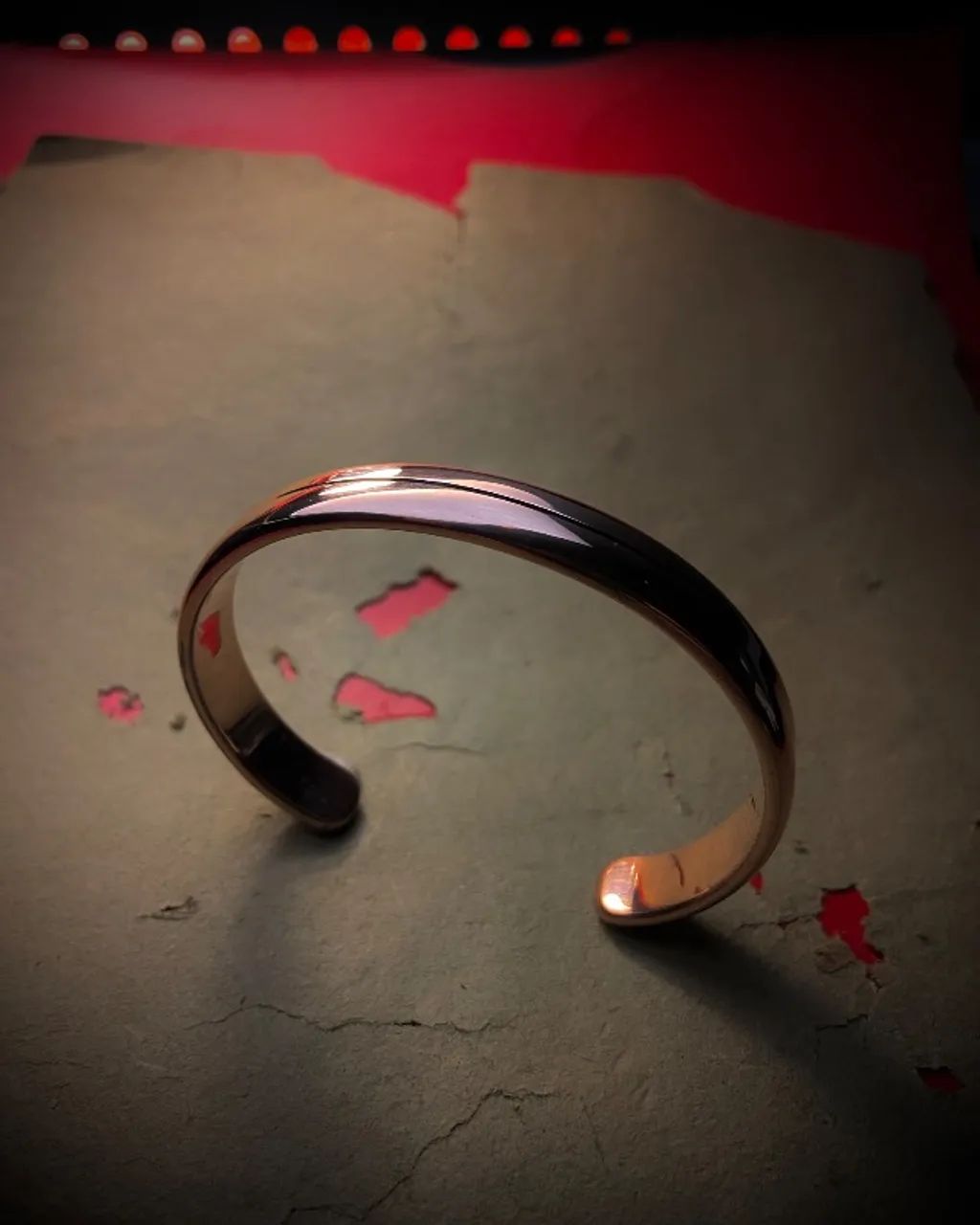 Pulseira de cobre puro Convexa  - Foto 5