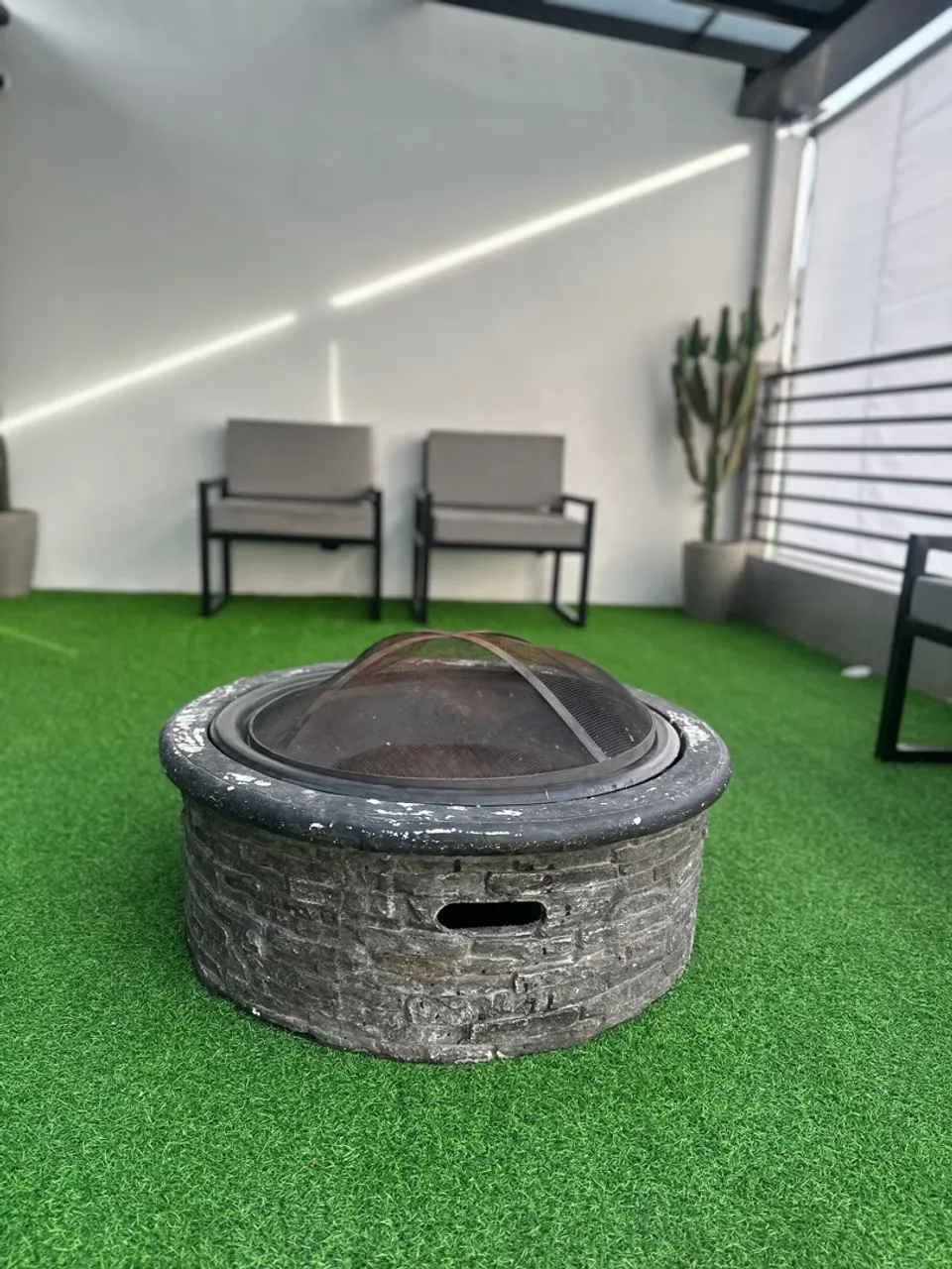 Lareira para área externa 