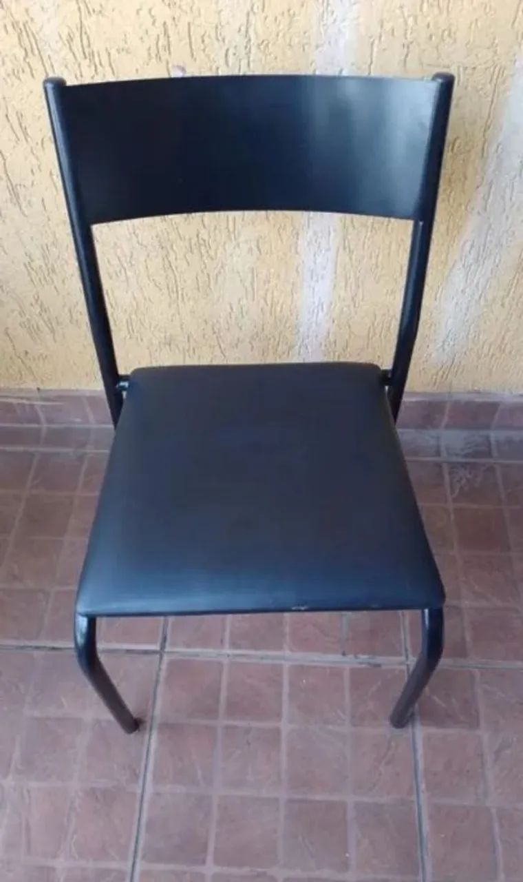 Cadeira de Metal Preta - Foto 5