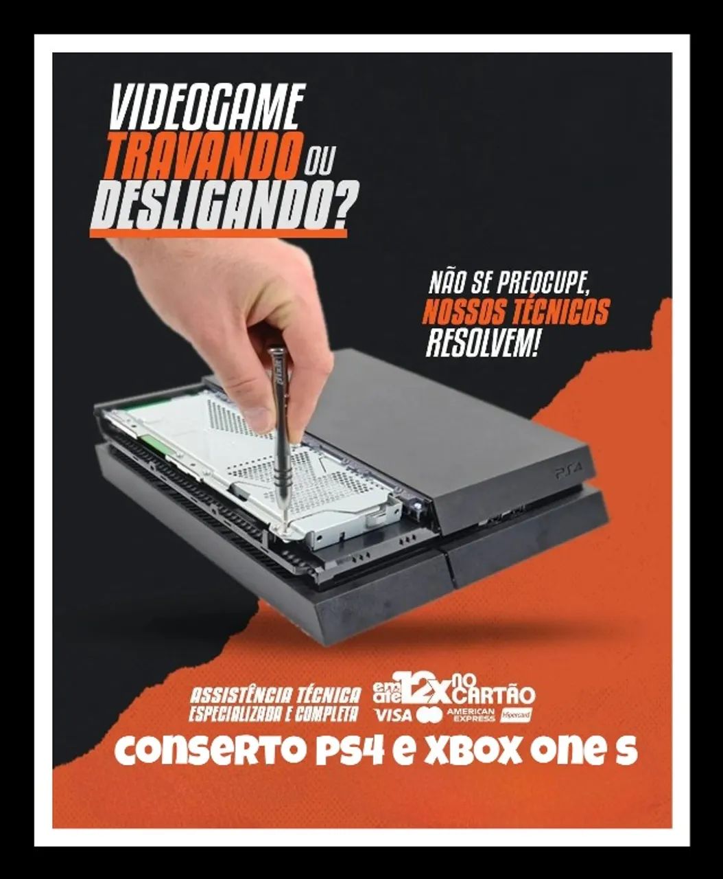 Playstation 4 conserto e acessórios 