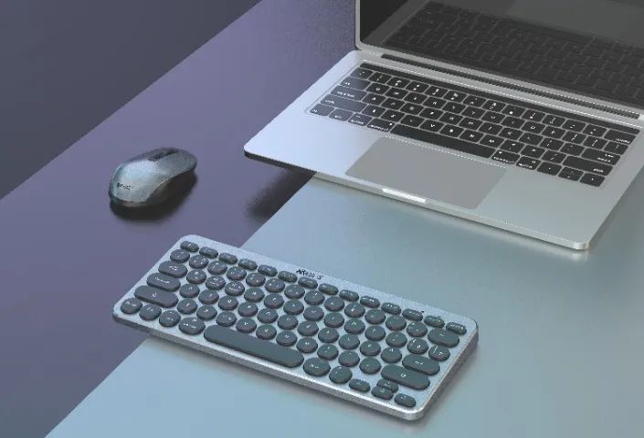 Kit Teclado e Mouse Sem Fio USB + Bluetooth ZenKeys HREBOS - Foto 3