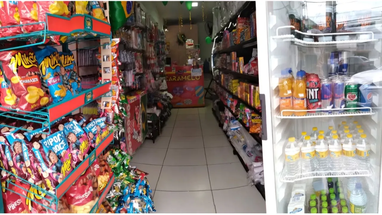 Passo loja de embalagens e bomboniere