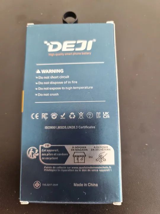 Bateria para Celular XIAOMI MI 8 LITE DEJI Max Original - Foto 3