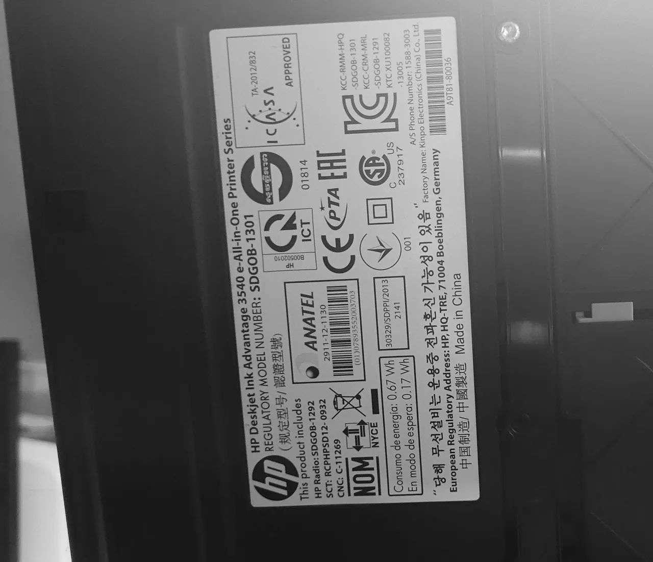 Impressora HP DESKJET ADVANTAGE 3546 - Foto 5