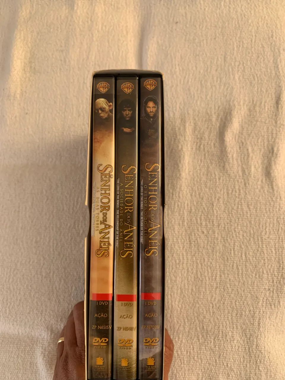 Box DVD Trilogia Senhor dos Anéis Original