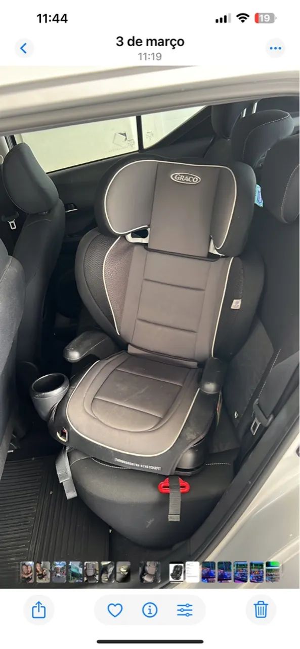 Graco Turbobooster 2.0 Lx - Assento elevatório com encosto alto com sistema de trava - Foto 2