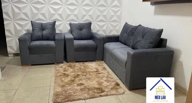 SOFÁ DE 3 LUGARES COM POLTRONA