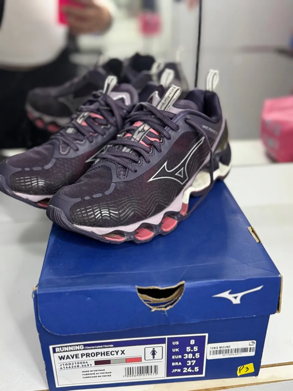 Tênis Mizuno Prophecy X tamanho 37 estado de novo 