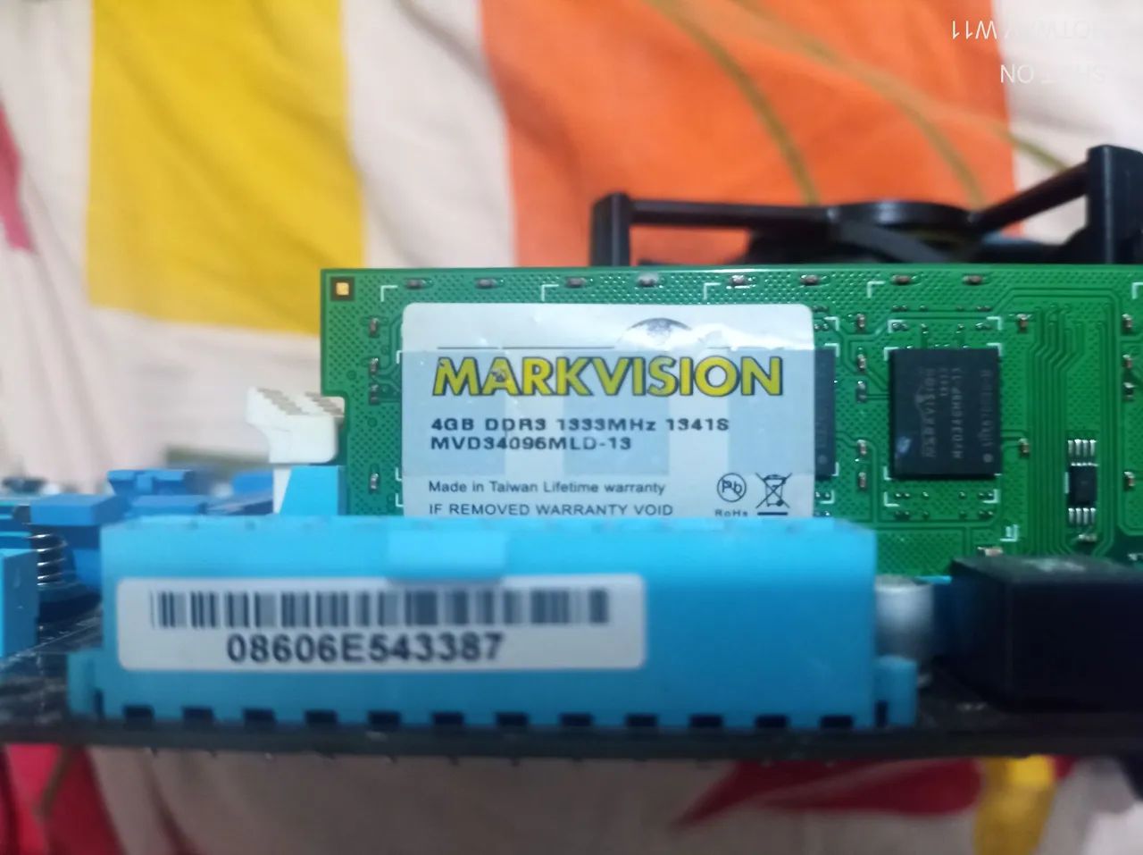 Placa mãe Asus com processador, cooler, memória e espelho, completa. - Foto 4