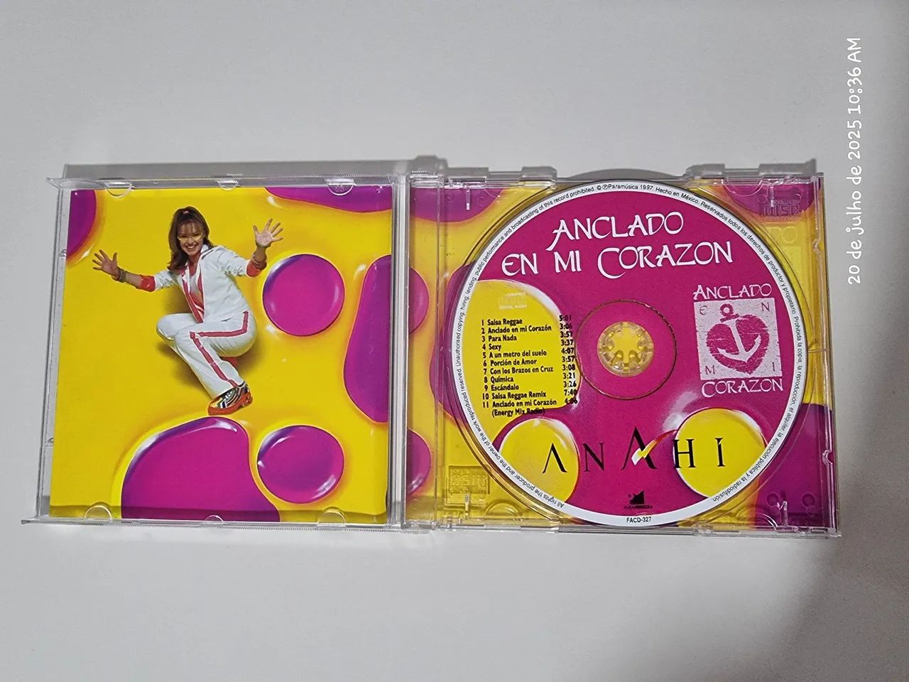 Cd anahi anclado em mi coracon