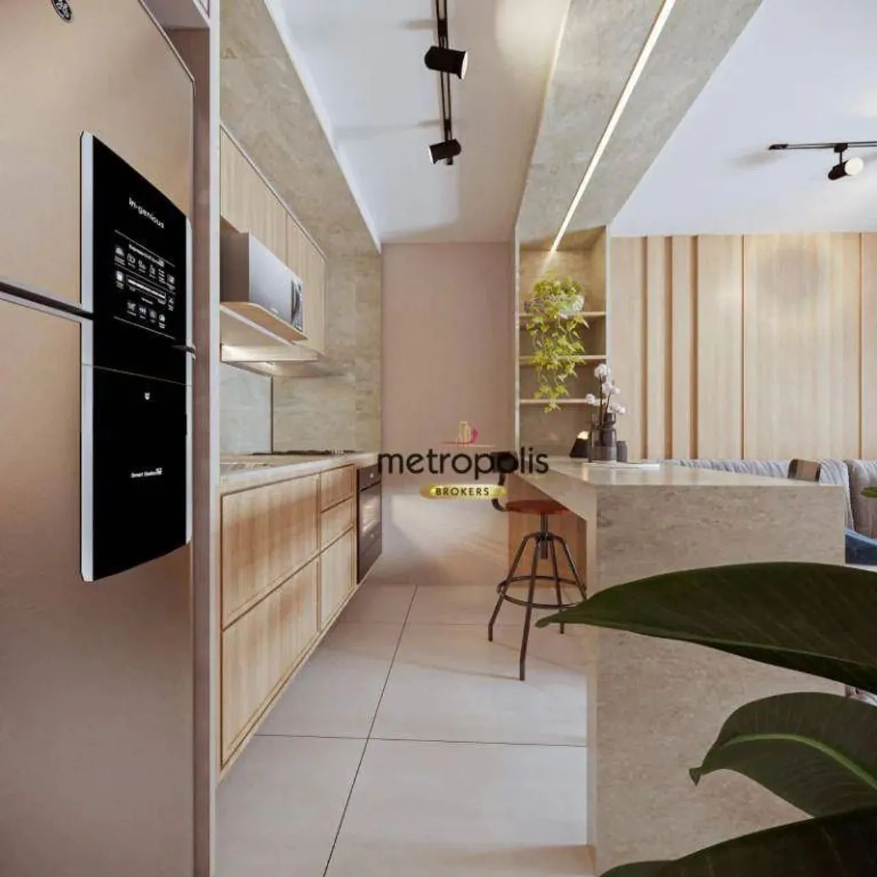 Studio com 1 dormitório à venda, 25 m² por R$ 210.000,00 - Vila São Pedro - Santo André/SP - Foto 4