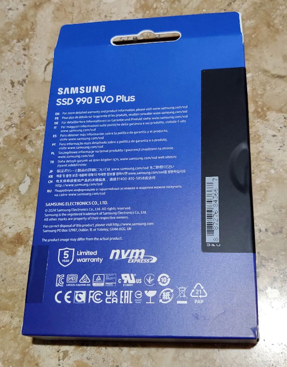 Ssd Samsung 990 Evo Plus 4tb Nvme M.2 Pcie 5.0 / 4.0 - Foto 3