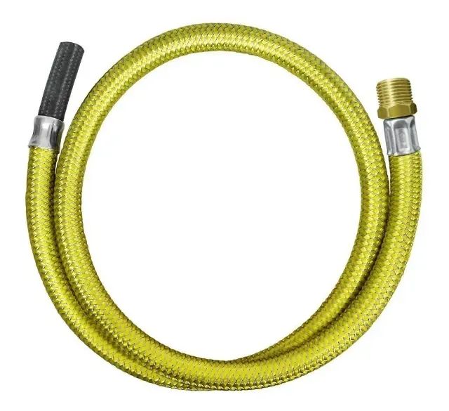LIGAÇÃO FLEXVEL PARA GÁS 1/2? FÊMEA X 3/8? TM - 80 CM ROCO NBR14955 3036 212 - Foto 2