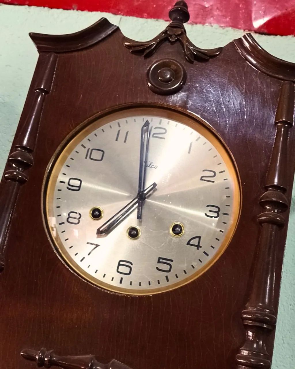 Antigo relógio de parede  - Foto 3